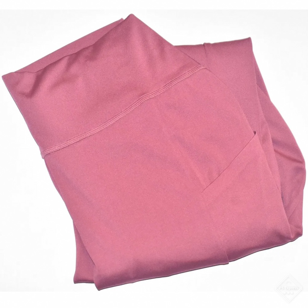 Soma Nonstop Rose Pink Athleisure Leggings With Pockets Size (L)